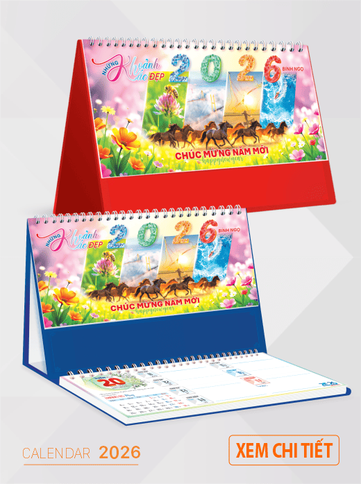 lịch để bàn 2026