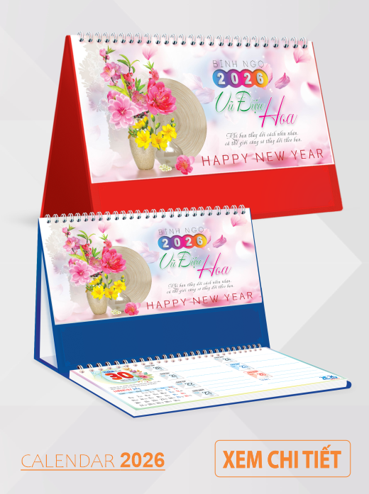 lịch để bàn 2026