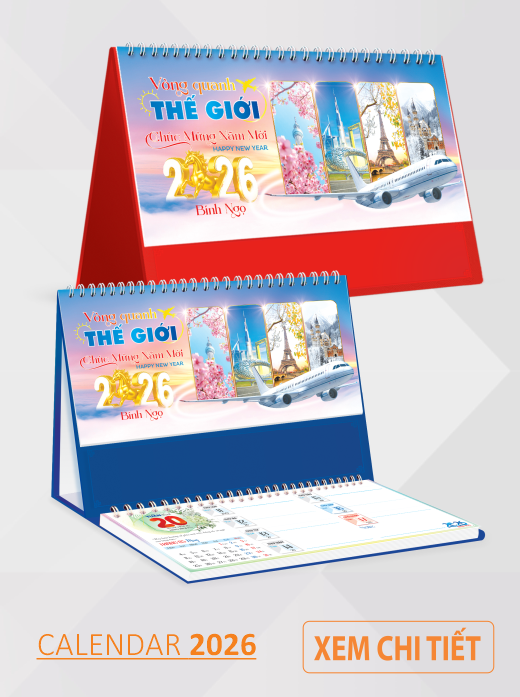 lịch để bàn 2026